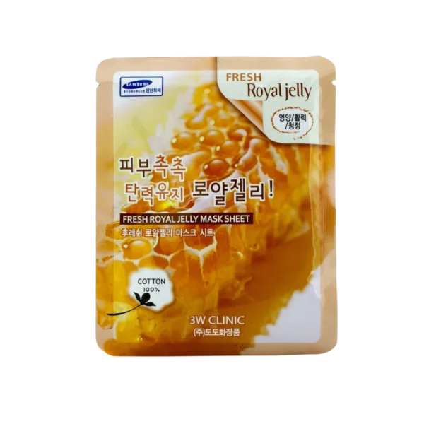 3W CLINIC ~ Fresh Royal Jelly Mask Sheet