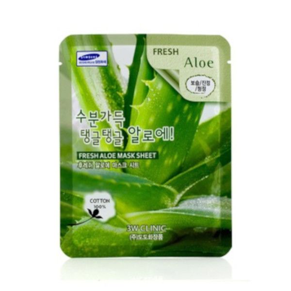 3W CLINIC ~ Fresh Aloe Mask Sheet