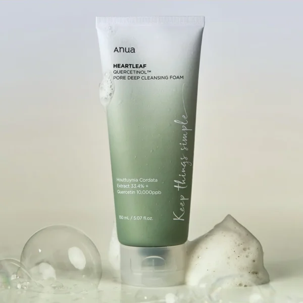 Anua ~ Heartleaf Quercetinol Pore Deep Cleansing Foam 150ML