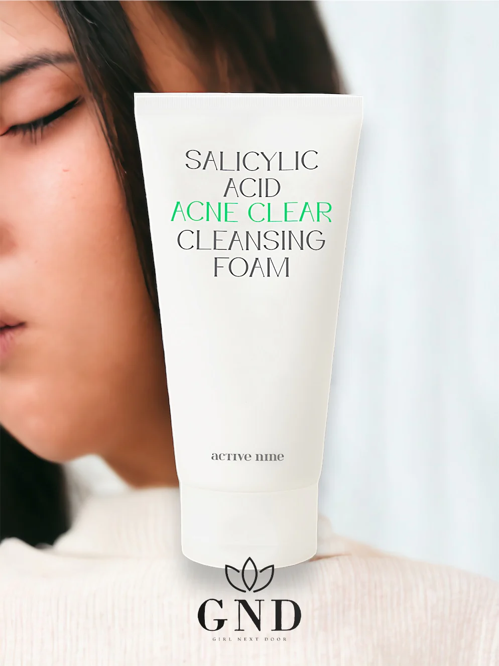 Second image of ACTIVE NINE ~ Salicylic Acid Acne Clear Cleansing Foam 150ML