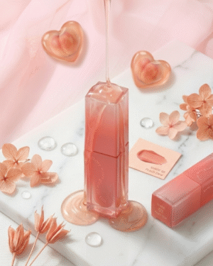 MQNY Dewy Water Glow Lip Tint 03 Peach -3