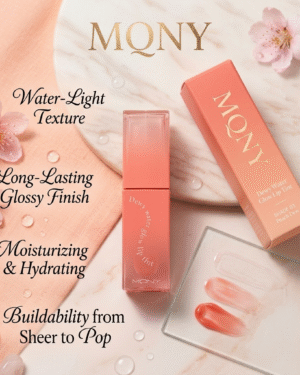 MQNY Dewy Water Glow Lip Tint 03 Peach