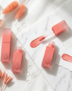 MQNY Dewy Water Glow Lip Tint 03 Peach -4