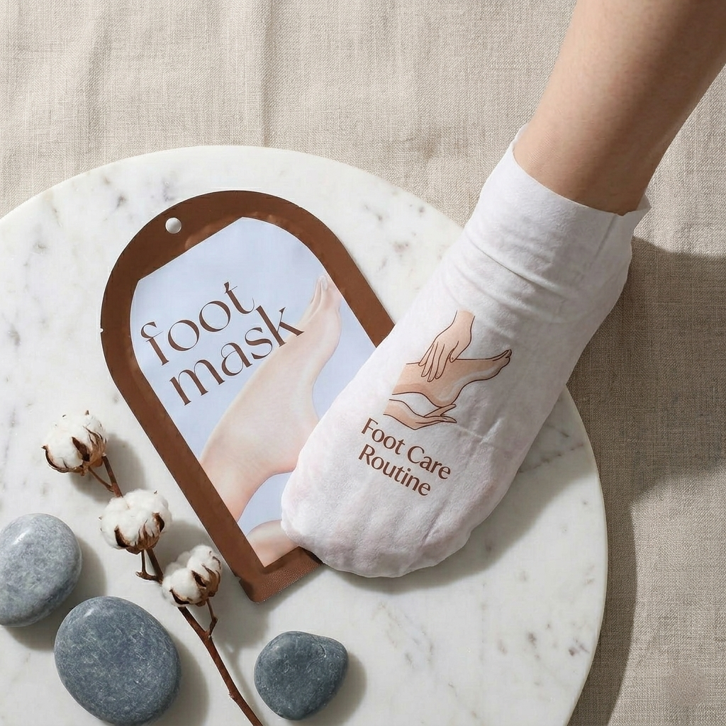 Second image of Pretty Skin Bliss Rich Renew Foot Mask – 1 Pair (16ml) [2024 Version]