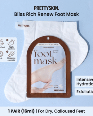 pretty skin bliss rich renew foot mask