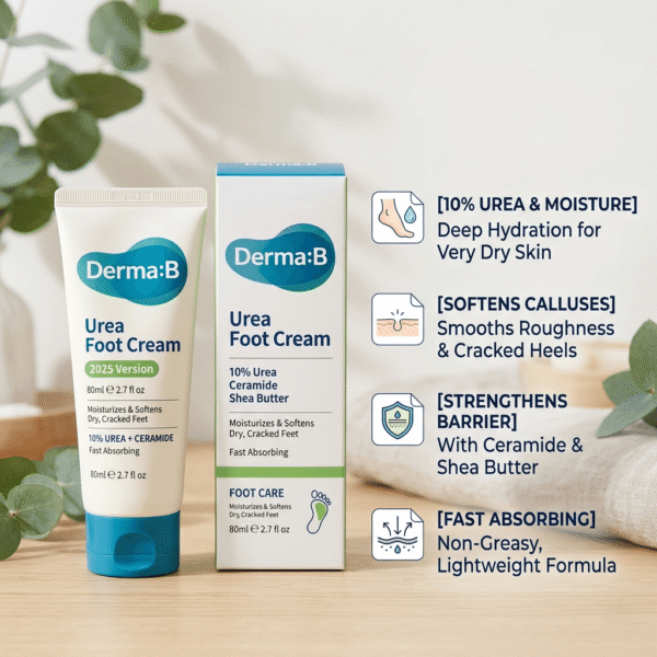 Foot Cream ~ Derma: B Urea – 80ml