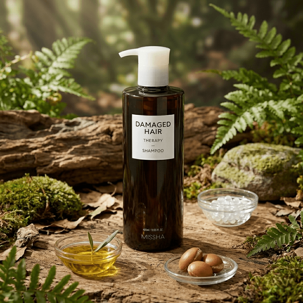 Second image of MISSHA Damaged Hair Therapy Shampoo – 400ml