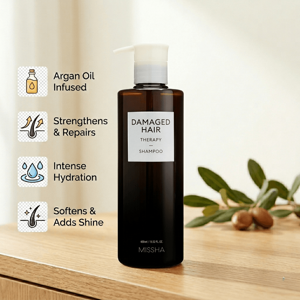 MISSHA Damaged Hair Therapy Shampoo – 400ml