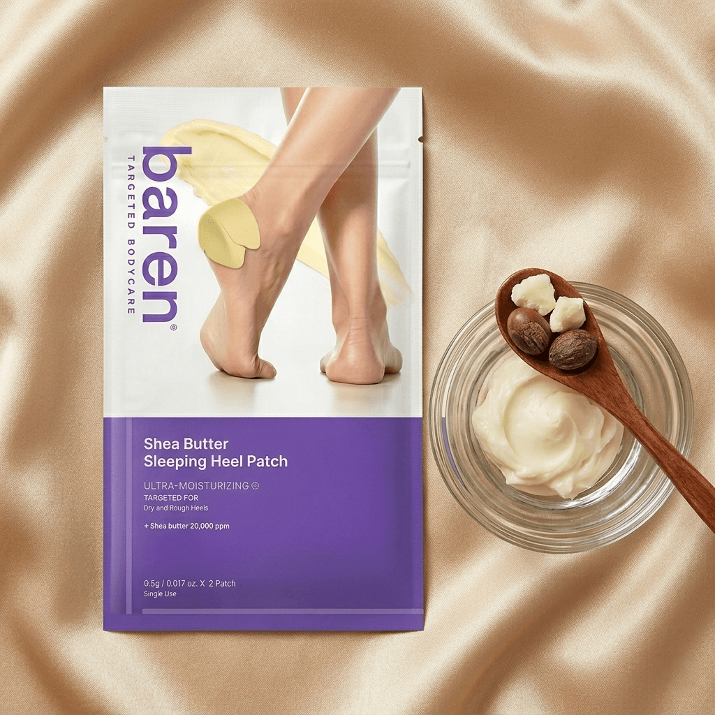 Second image of Shea Butter Sleeping Heel Patch- Baren(2 Patches)