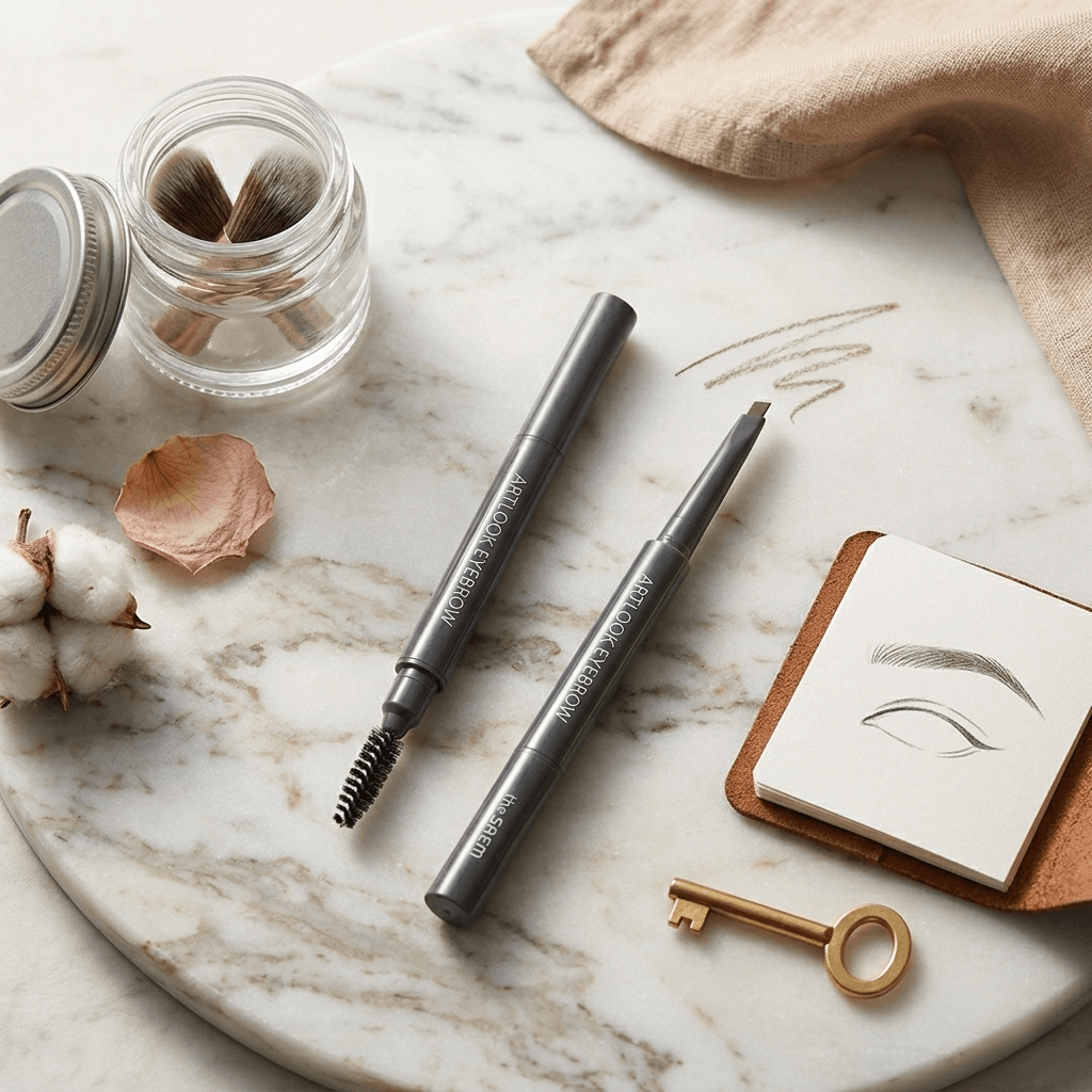 Second image of The Saem Saemmul Artlook Eyebrow Pencil – #05 Natural Brown (6 Colors)