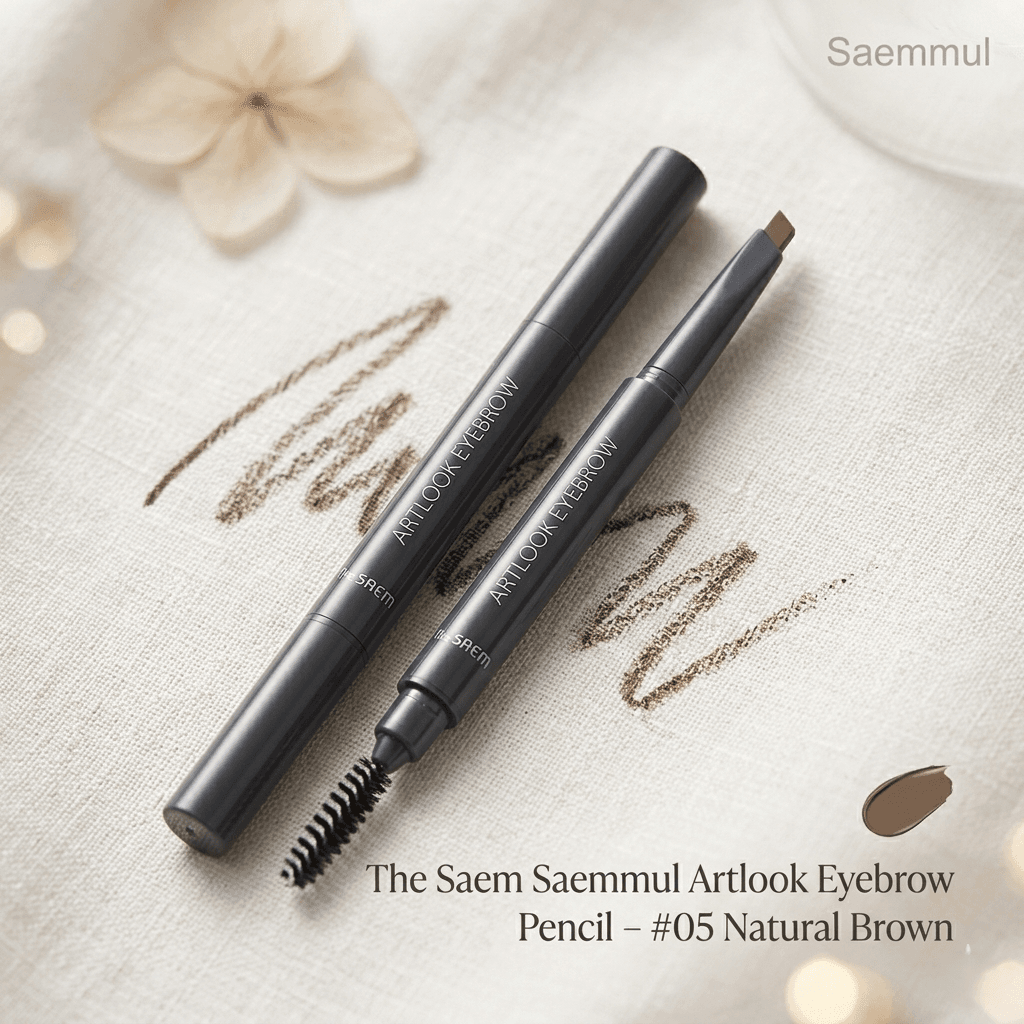 The Saem Saemmul Artlook Eyebrow Pencil – #05 Natural Brown (6 Colors)