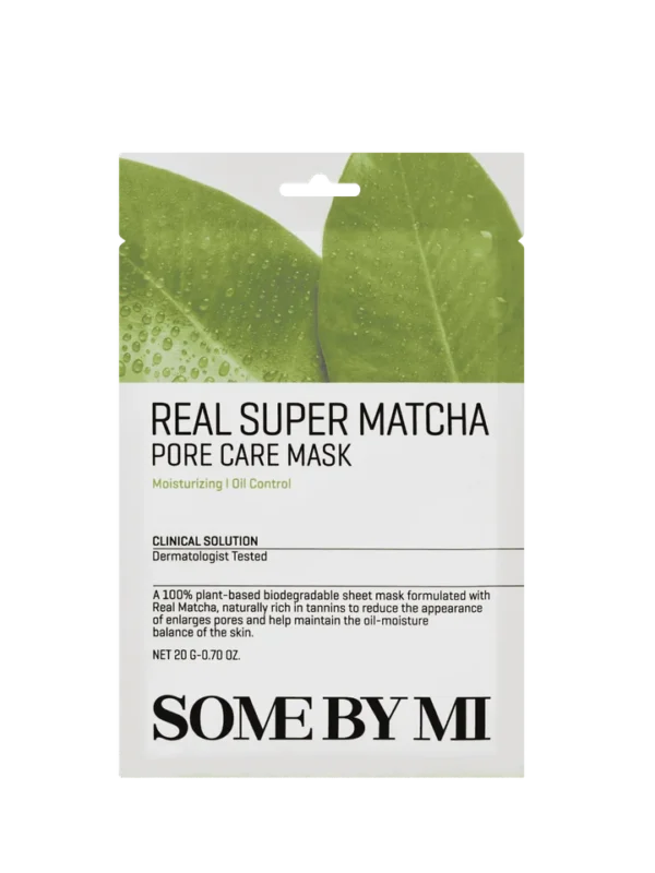 SOME BY MI Real Super Matcha Pore Care Mask – 1 sheet