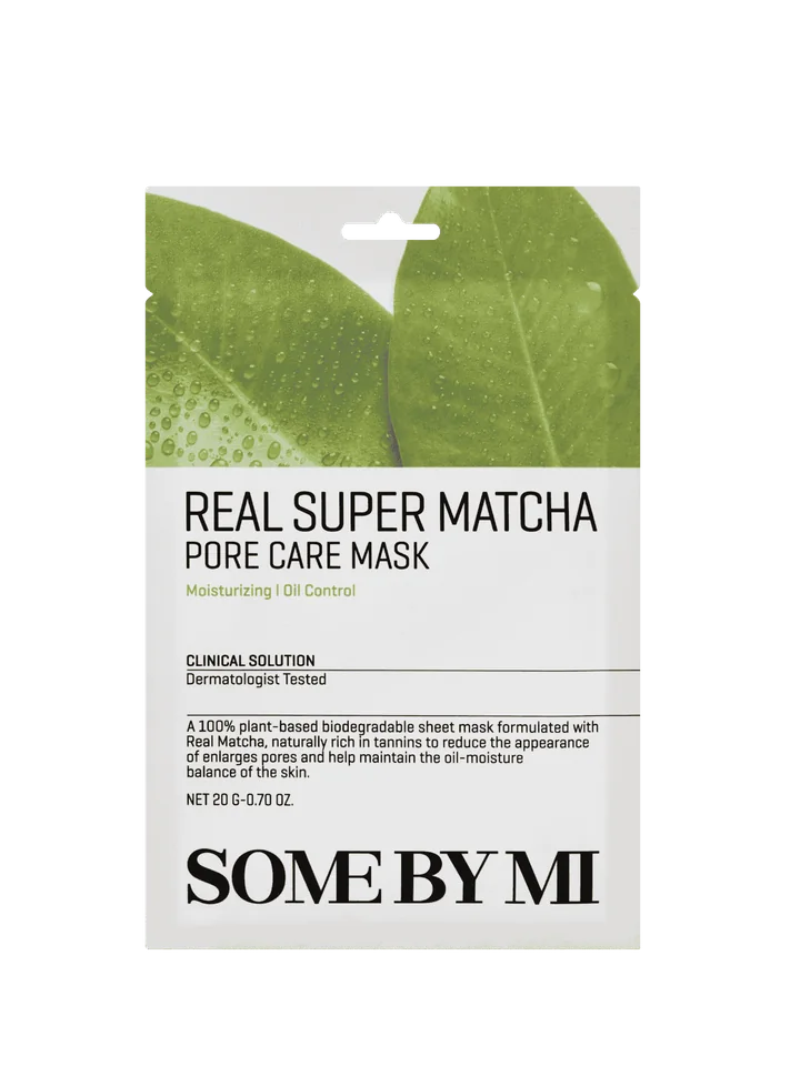SOME BY MI Real Super Matcha Pore Care Mask – 1 sheet 1 SOME BY MI Real Super Matcha Pore Care Mask – 1 sheet