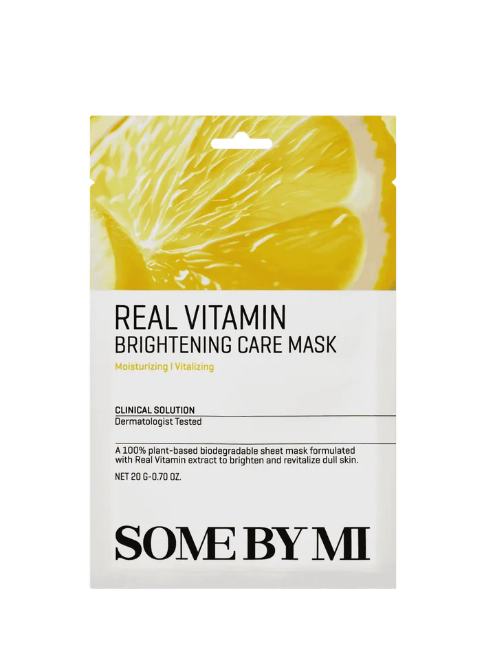 SOME BY MI Real Vitamin Brightening Care Mask – 1 sheet 1 SOME BY MI Real Vitamin Brightening Care Mask – 1 sheet